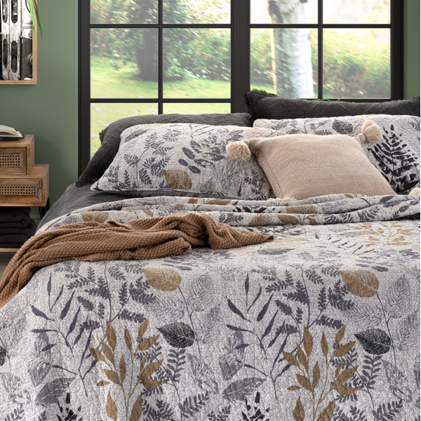 Gray And Tan Quilt Wayfair